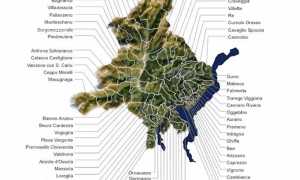 mappa comuni vco